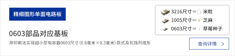 用印刷法实现超小型电容器0603尺寸（0.6毫米×0.3毫米）款式及抗蚀剂成形